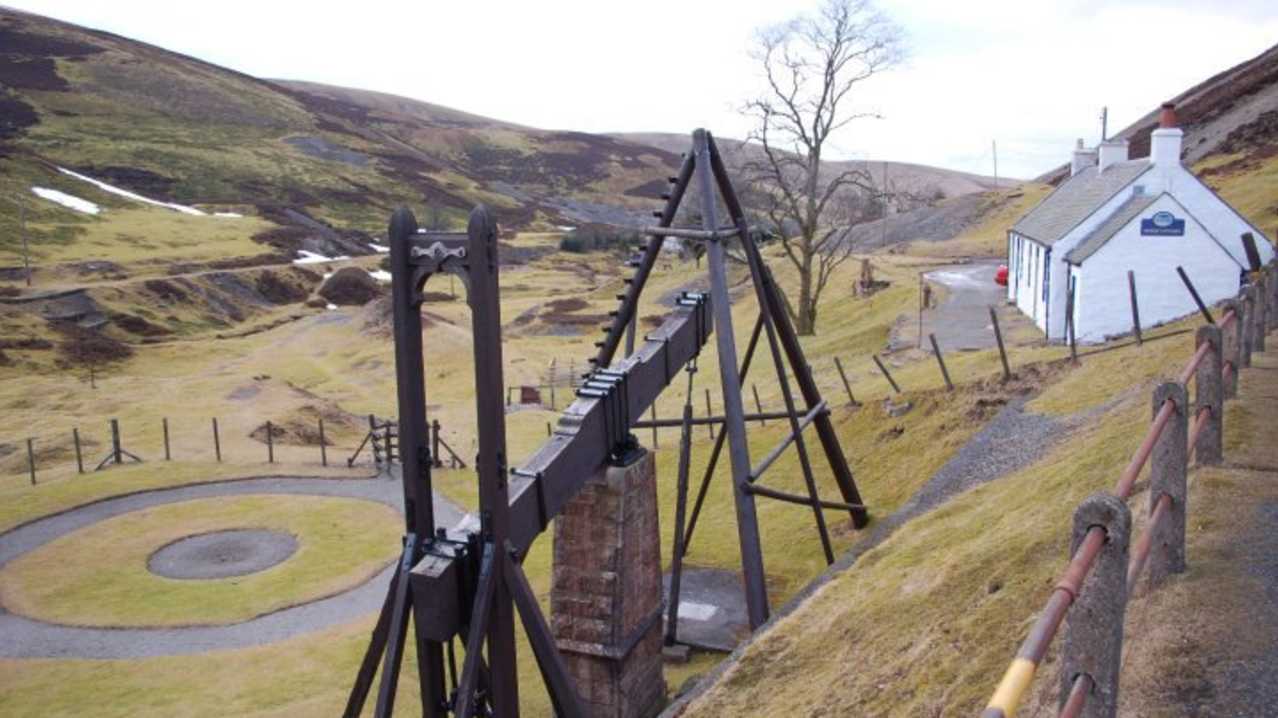 Outside view Museum of Lead Mining in Wanlockhead
