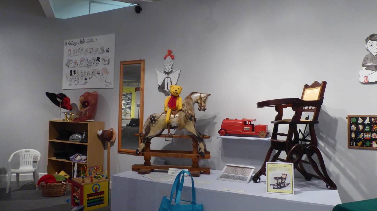 The toys and games for kids at Weymouth Museum The toys and games for kids at Weymouth Museum