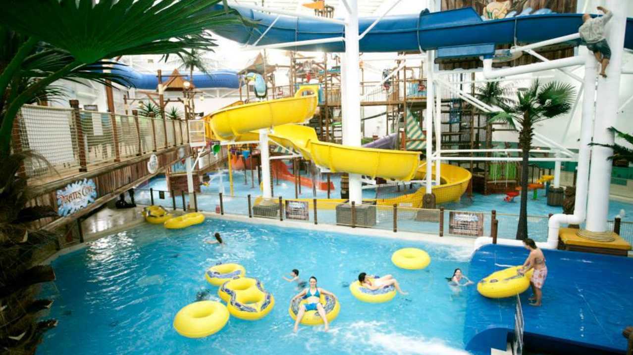 People in swimming pool at Funtasia Drogheda