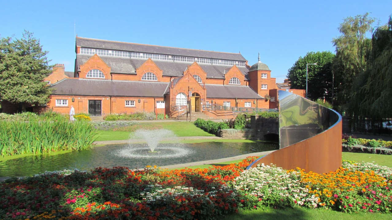 Garden at Charnwood Museum in Loughborough