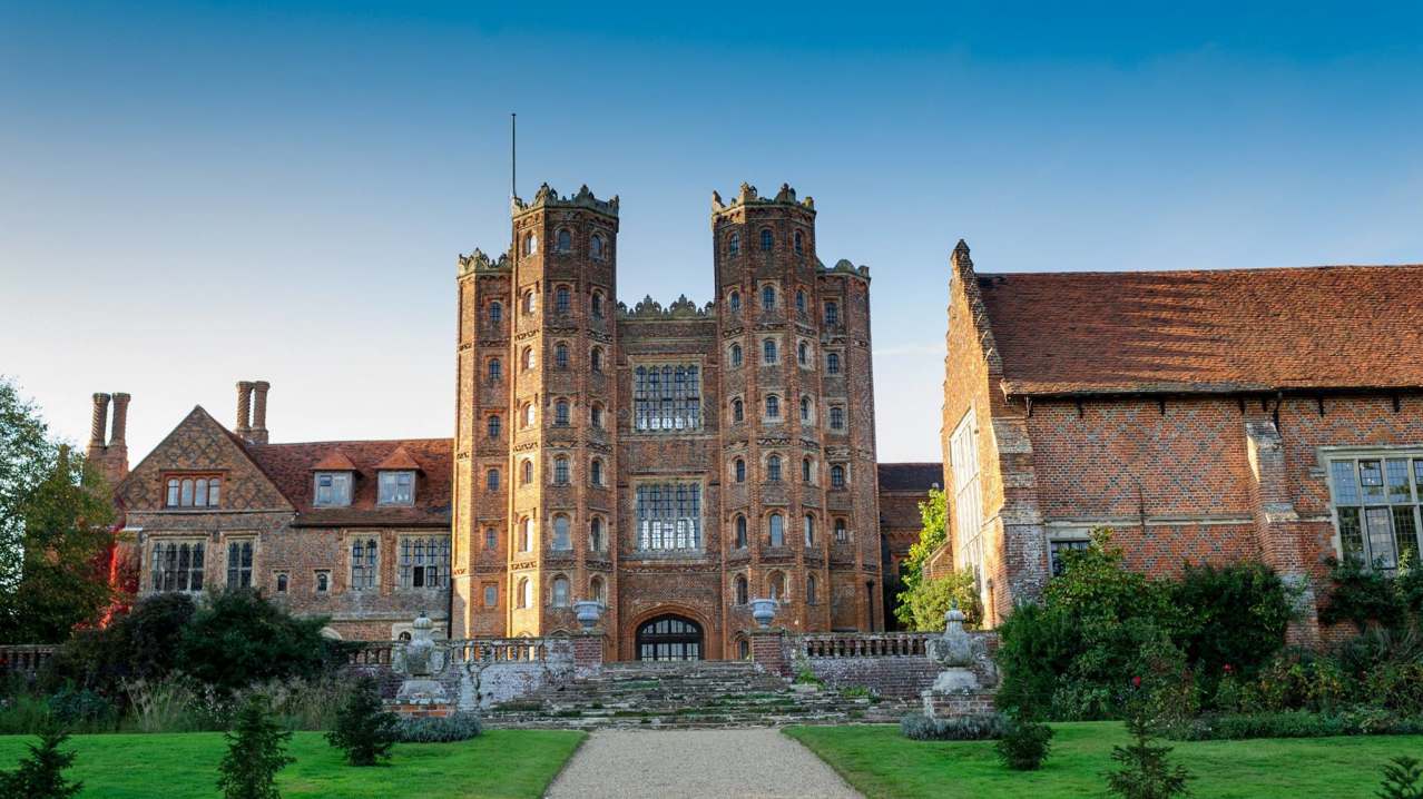 Outside view of Layer Marney Tower in Colchester Outside view of Layer Marney Tower in Colchester