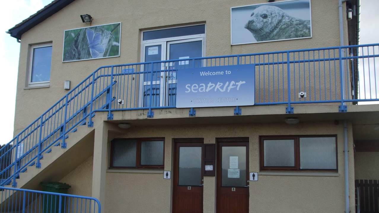 Entrance to Seadrift-Dunnet Visitor Centre in Wick Entrance to Seadrift-Dunnet Visitor Centre in Wick