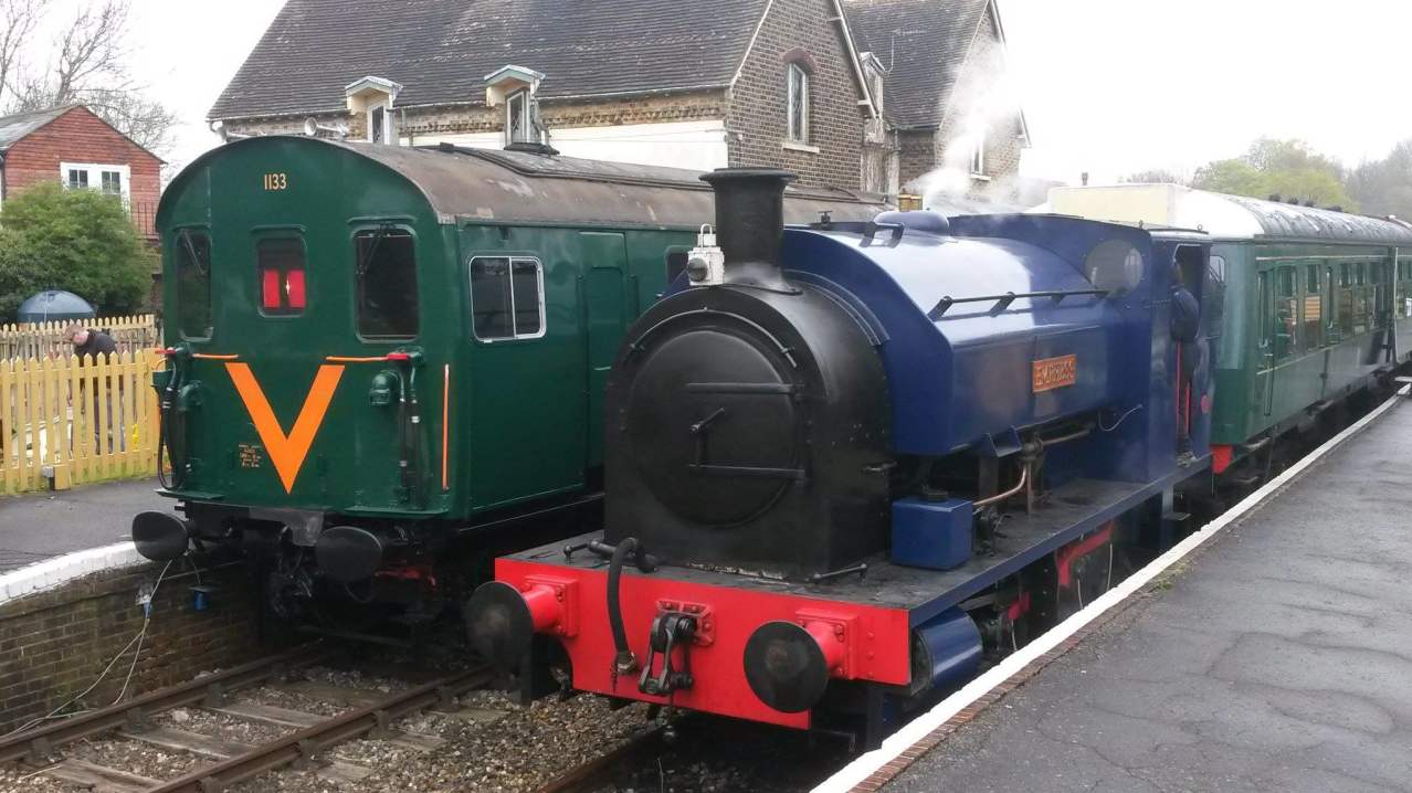 Steam trains at The Lavender Line in Uckfield Steam trains at The Lavender Line in Uckfield