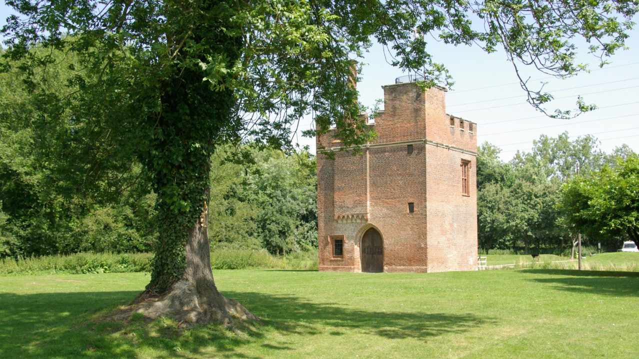 Back view of Rye House Gatehouse in Hoddesdon