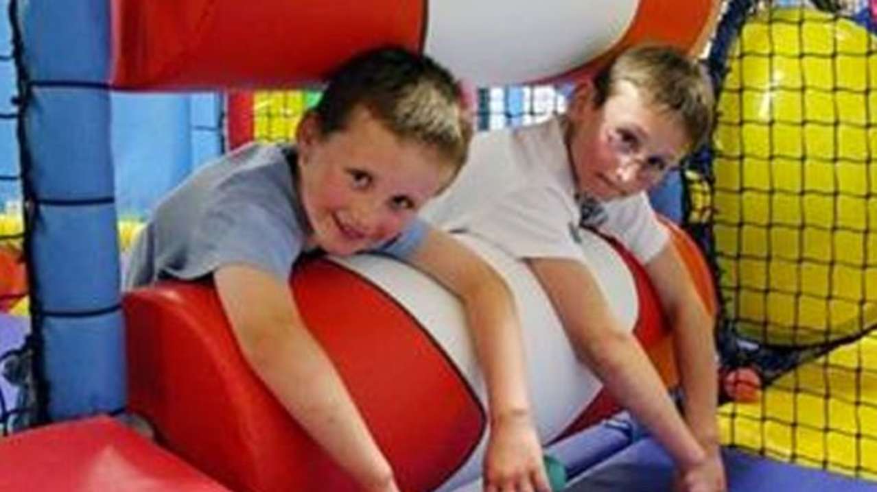 Kids on soft play frame at Treasure Island Ballymoney Kids on soft play frame at Treasure Island Ballymoney