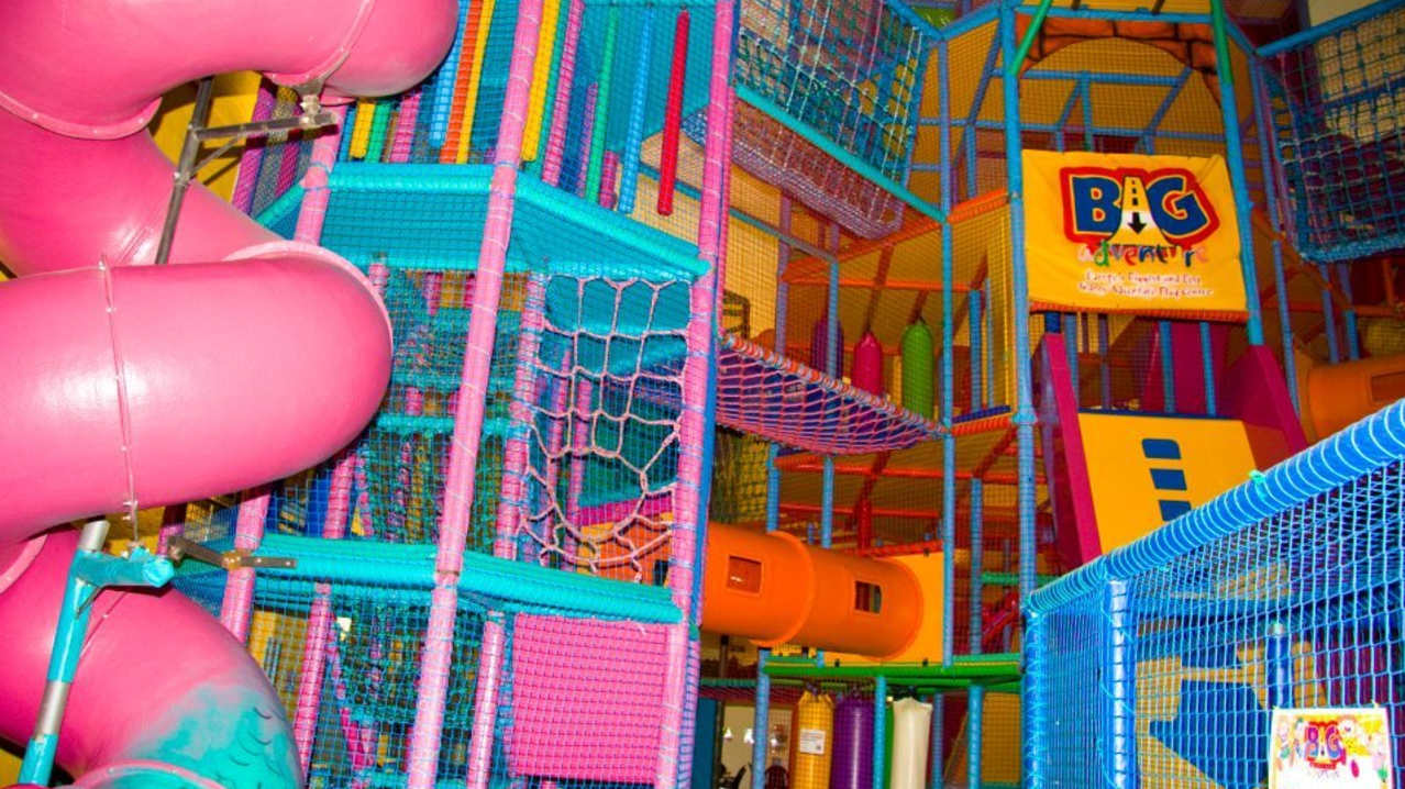 Indoor soft play frame at The Big Adventure in Paisley Indoor soft play frame at The Big Adventure in Paisley