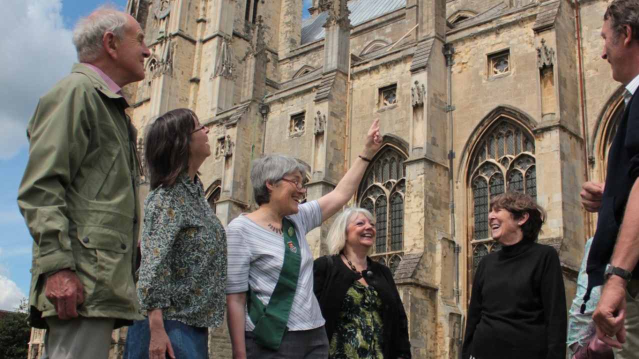 Group on tour at Canterbury Guided Walking Tours Group on tour at Canterbury Guided Walking Tours