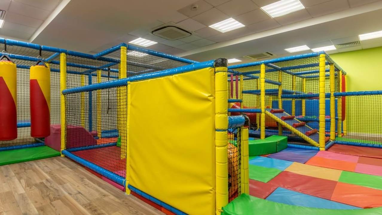 Indoor soft play frame at Adventureland and Youth Gym in Redhill