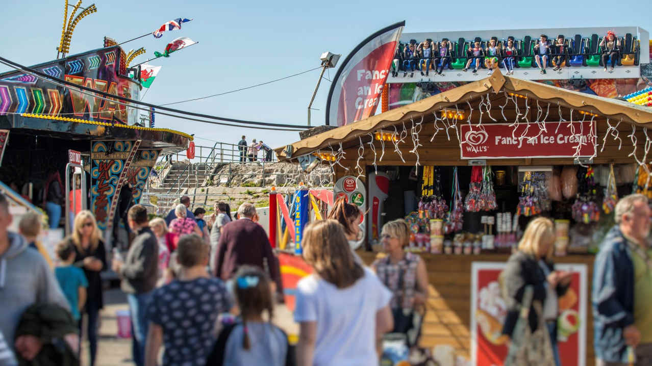 Game Arcade and Kiosk at Knightlys Fun Parks in Conwy
