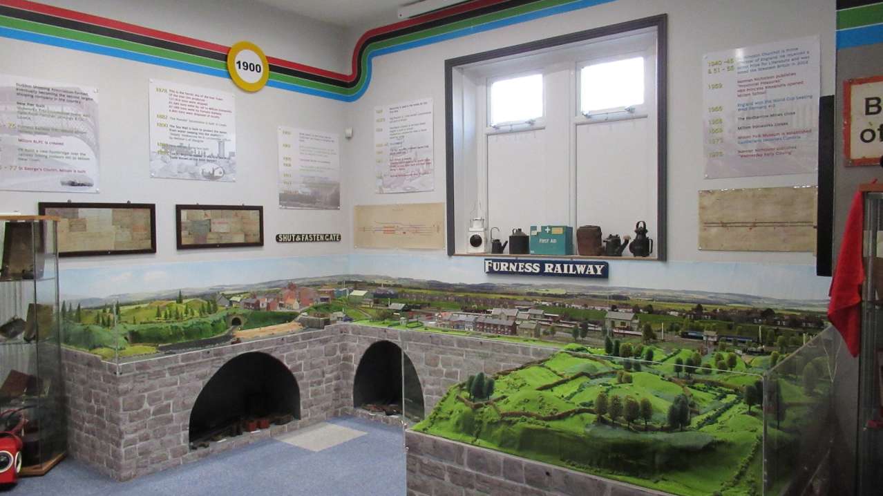 The model railway at Millom Discovery Centre