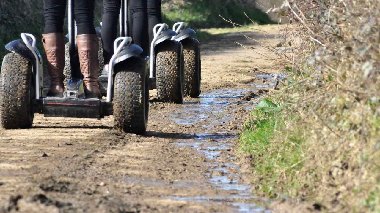 People on segways at Segway Bude People on segways at Segway Bude