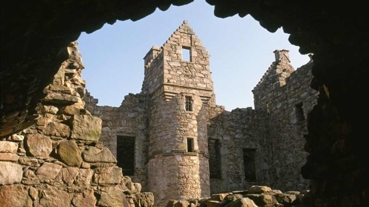 Outside view of Tolquhon Castle in Ellon Outside view of Tolquhon Castle in Ellon