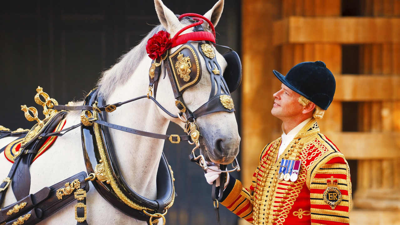 Royal Mews at Buckingham Palace in London Royal Mews at Buckingham Palace in London