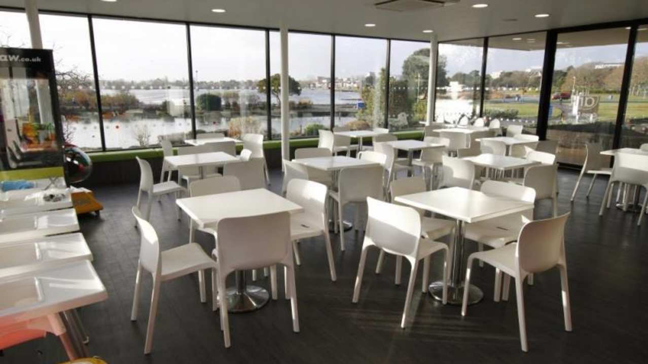 Cafe seating area at The Ark Poole Park in Poole Cafe seating area at The Ark Poole Park in Poole