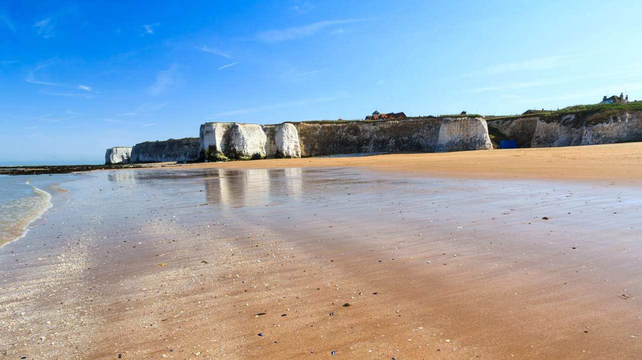 Cliff at Botany Bay in Broadstairs