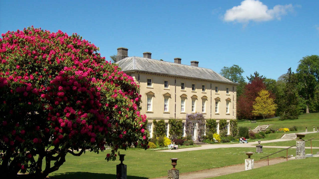 Outside view of Pencarrow House and Gardens in Bodmin Outside view of Pencarrow House and Gardens in Bodmin