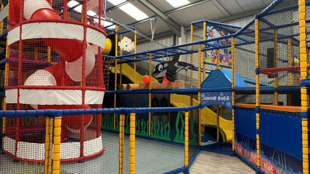 Part of the soft play at Ocean Adventures Part of the soft play at Ocean Adventures