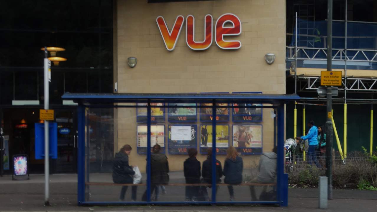 Outside view of Gloucester Apollo VUE cinema in Stroud