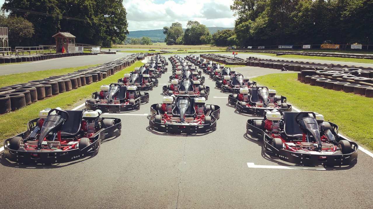Go karts at Herefordshire Raceway in Weobley Go karts at Herefordshire Raceway in Weobley