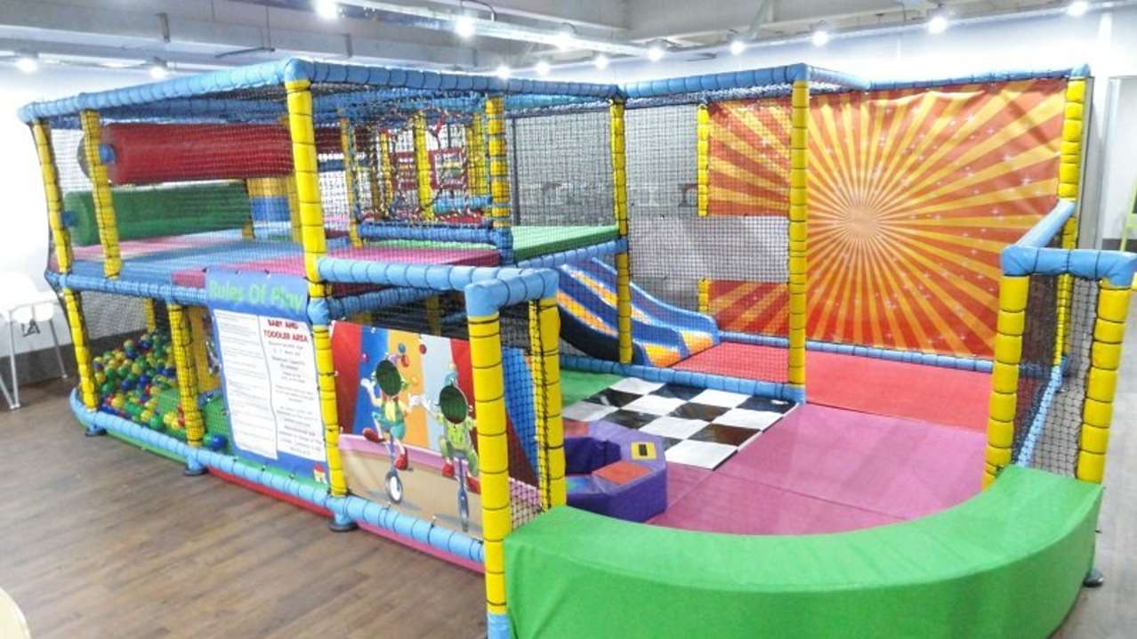Toddler soft play area at Teenie Weenies in Birmingham