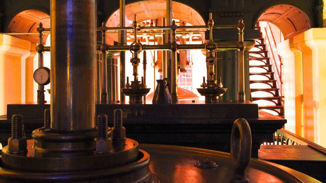Machinery at London Museum of Water and Steam in Brentford Machinery at London Museum of Water and Steam in Brentford