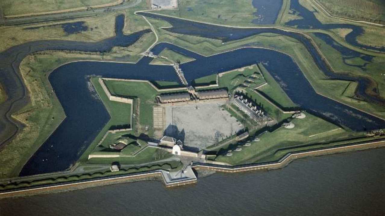Aerial view of Tilbury Fort Aerial view of Tilbury Fort