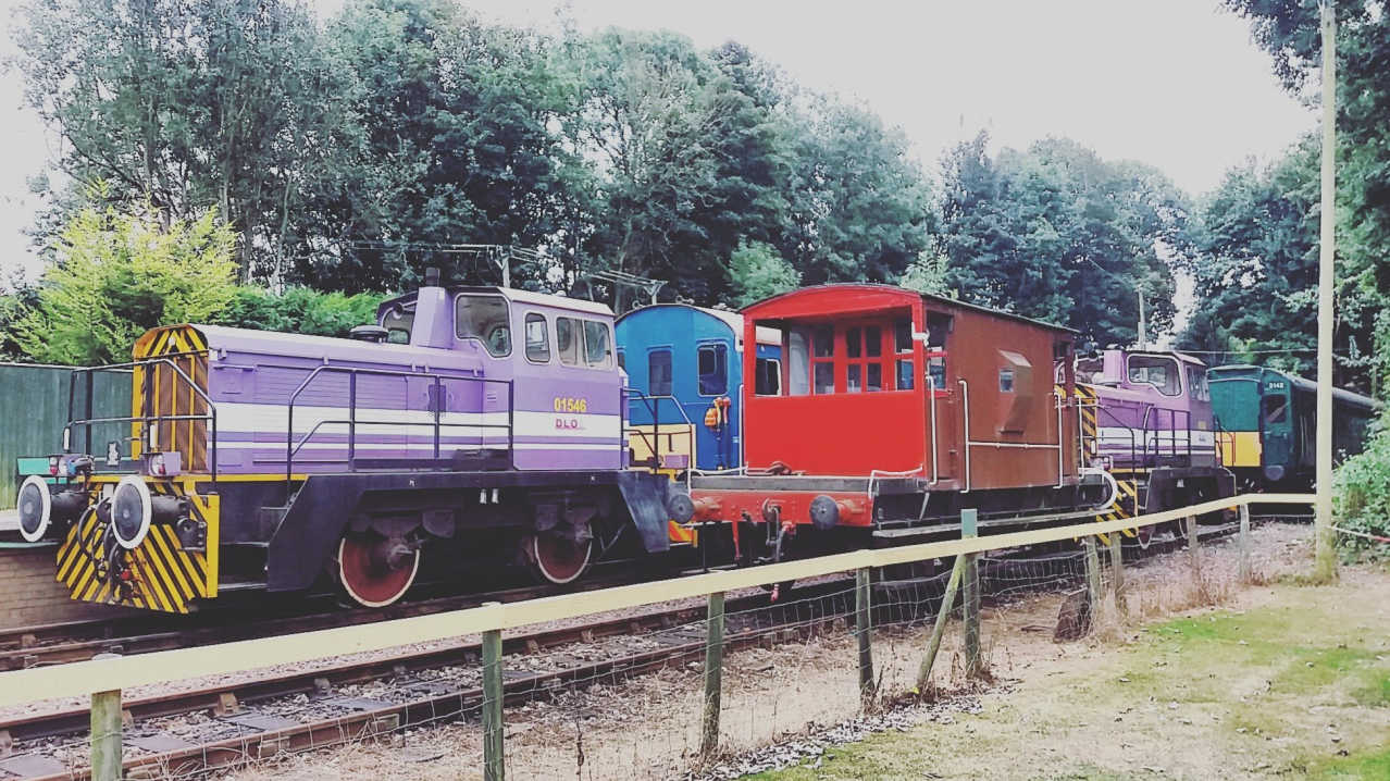 Train at East Kent Railway in Dover
