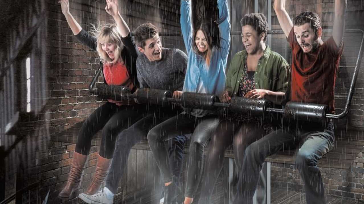 Drop ride at The Edinburgh Dungeon
