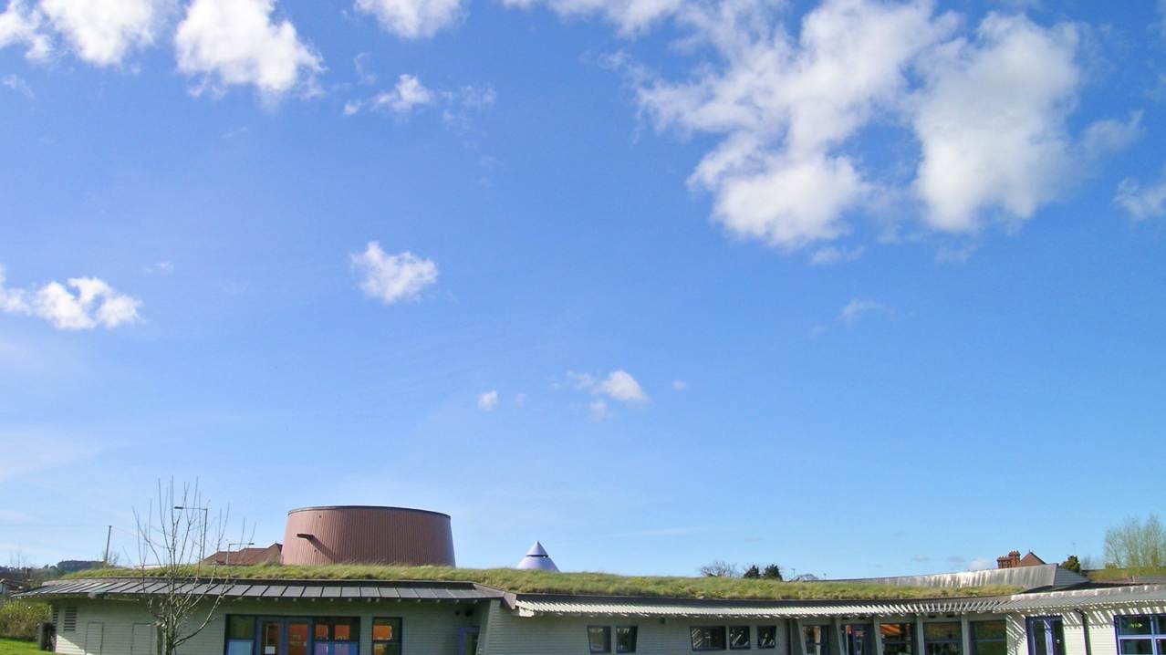 Outside view of Shropshire Hills Discovery Centre in Craven Arms Outside view of Shropshire Hills Discovery Centre in Craven Arms