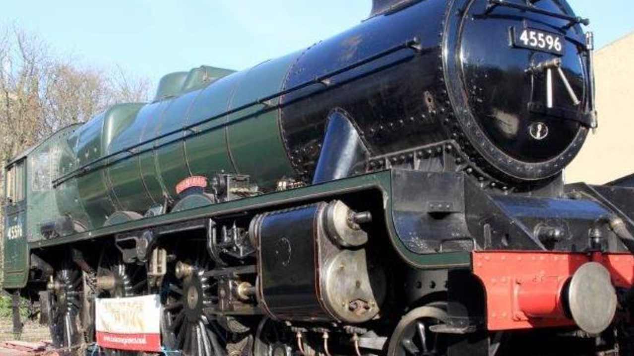 Train at Ingrow Museum of Rail Travel in Keighley