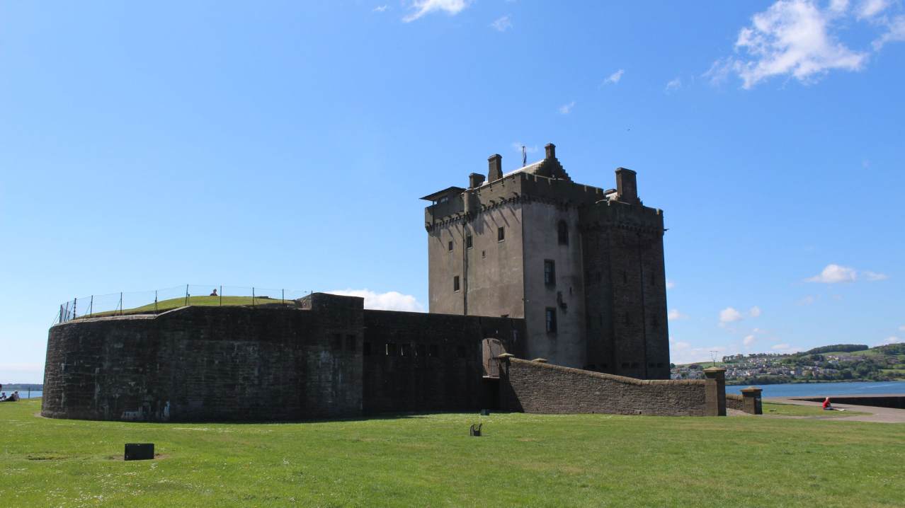 Outside view of Broughty Castle in Dundee Outside view of Broughty Castle in Dundee
