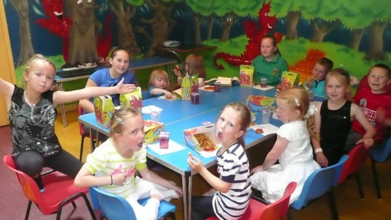 Birthday party at The Fun Centre in Caernarfon