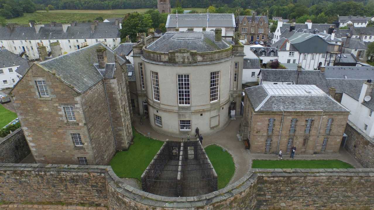 Outside view of Inveraray Jail
