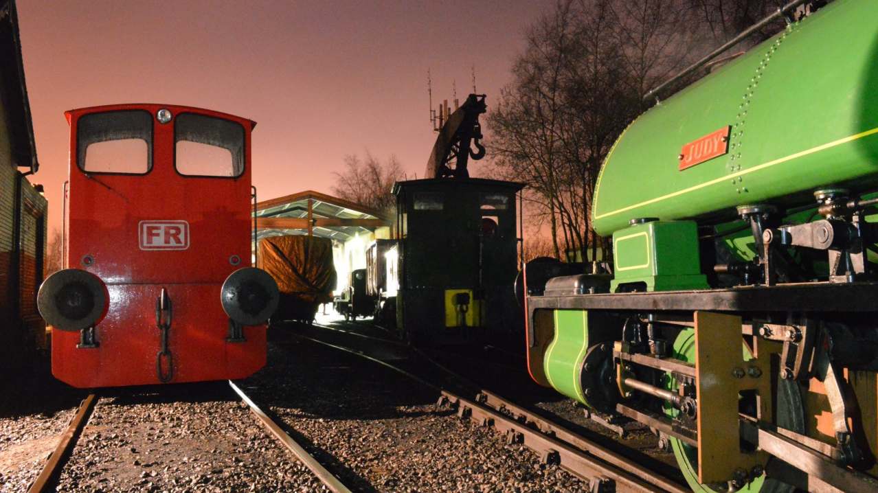 Trains at Foxfield Railway in Stoke on Trent Trains at Foxfield Railway in Stoke on Trent