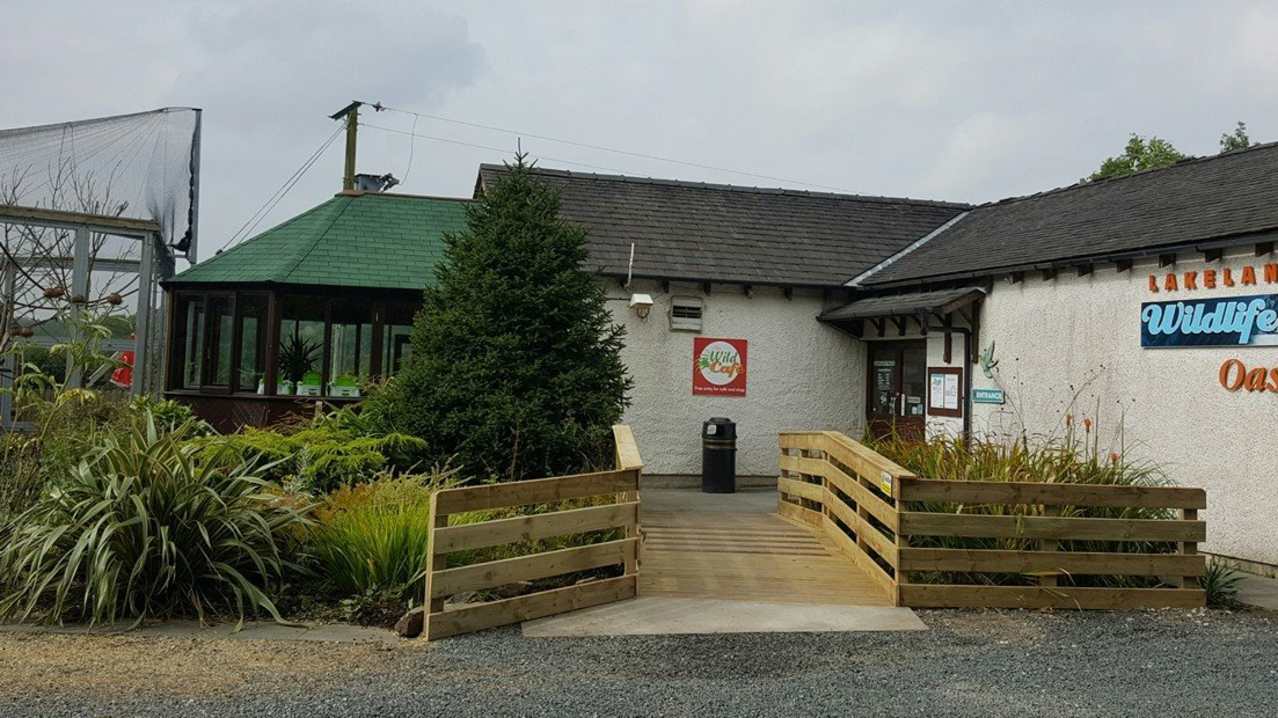 Entrance to Lakeland Wildlife Oasis in Milnthorpe