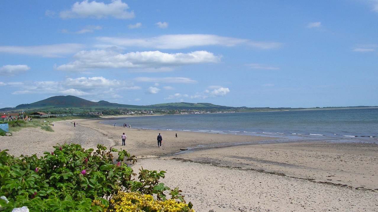 People on Leven Beach People on Leven Beach