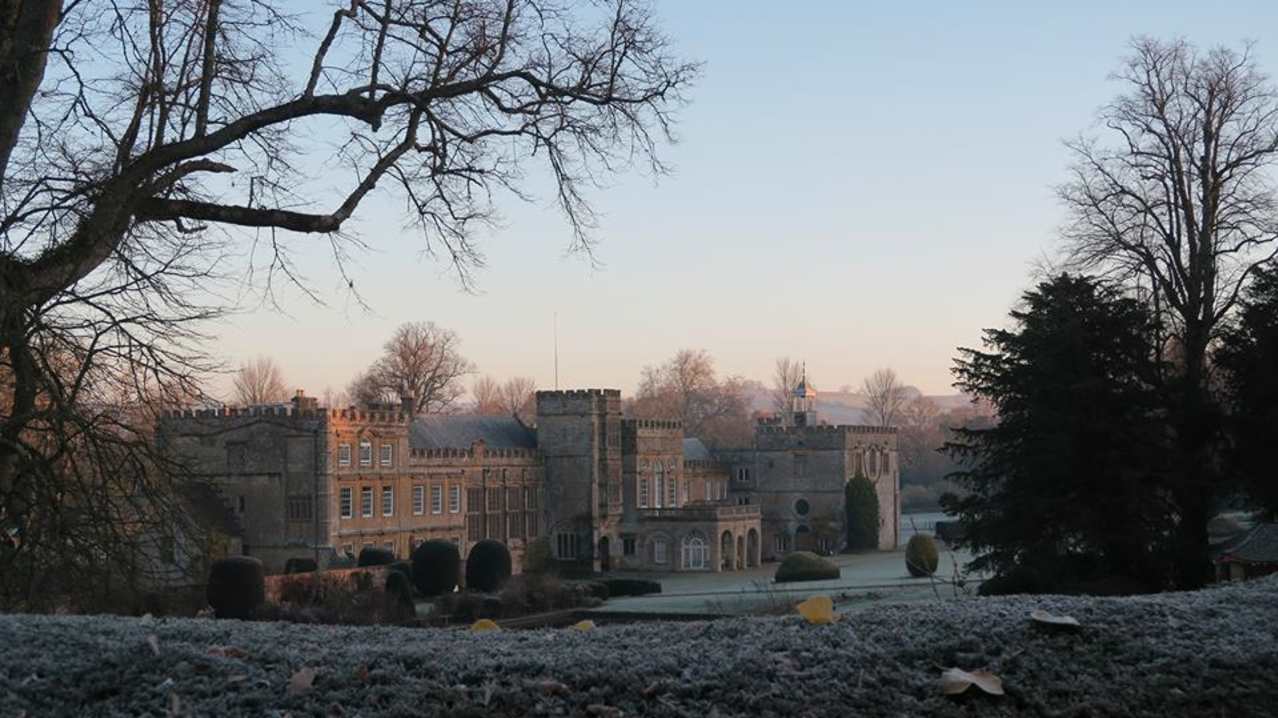 Outside view of Forde Abbey House and Gardens in Chard