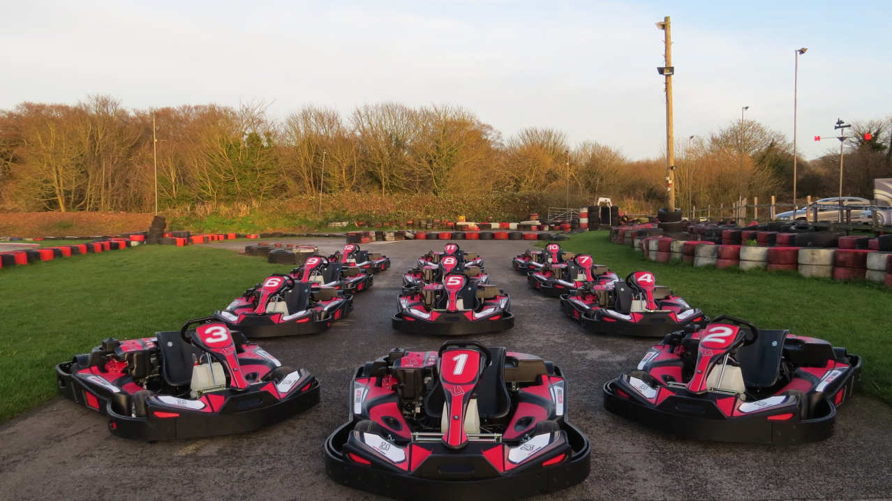 Go karts at Karttrak Cromer