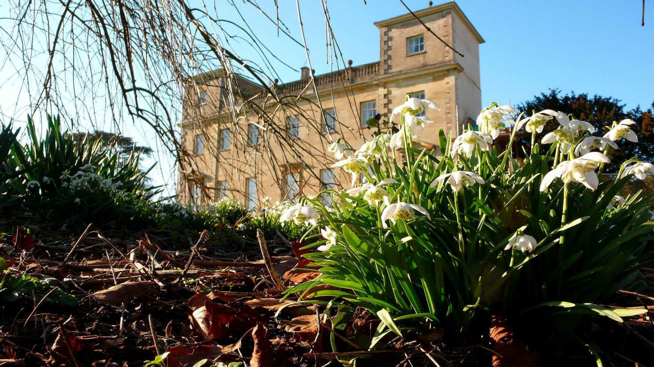 Outside view of hall at Lydiard Park in Swindon Outside view of hall at Lydiard Park in Swindon