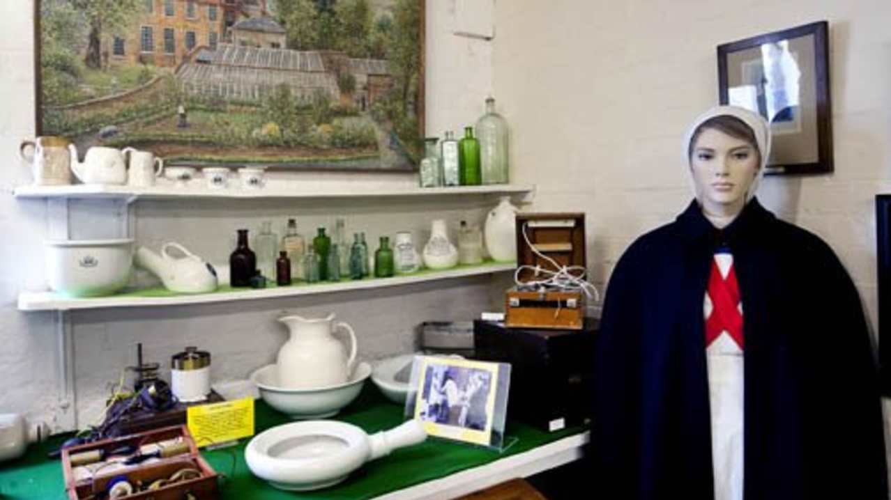 Exhibit at Felixstowe Museum