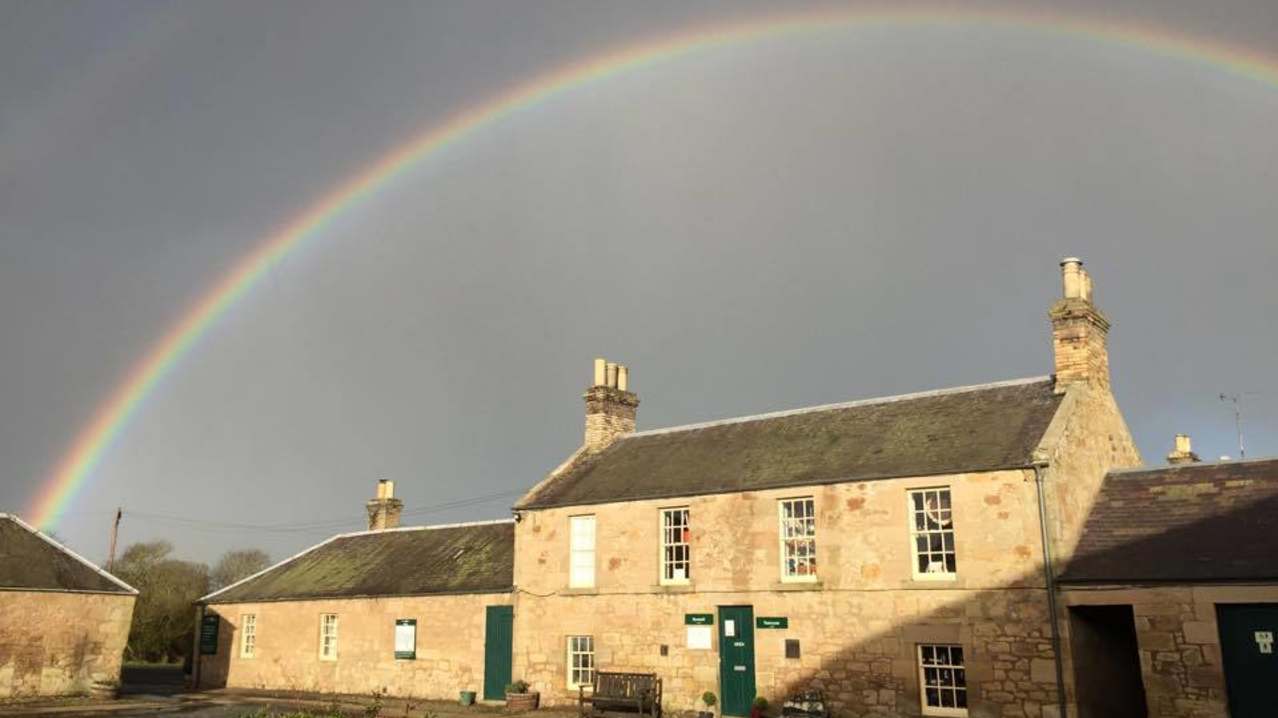 Rainbow over The Hirsel Estate in Coldstream Rainbow over The Hirsel Estate in Coldstream