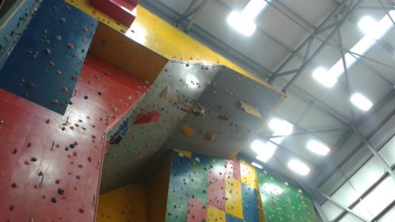 Climbing wall at Newton Aycliffe Leisure Centre Climbing wall at Newton Aycliffe Leisure Centre