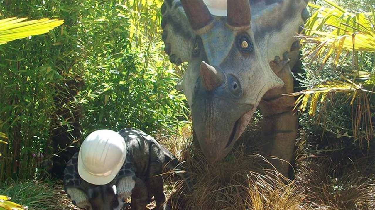 Triceratops at Dino Park in Dumfries Triceratops at Dino Park in Dumfries