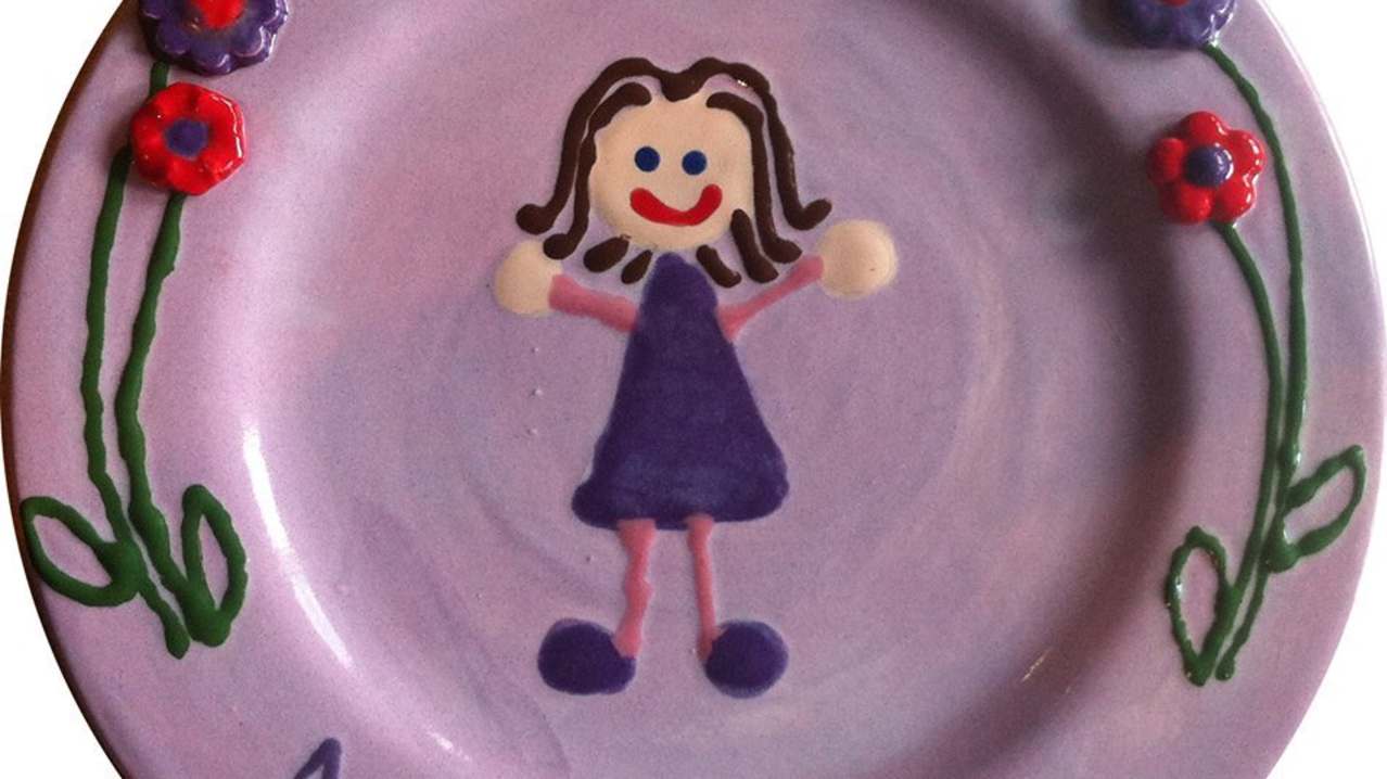 Mother's Day craft at The Pottery Project in Berkhamsted