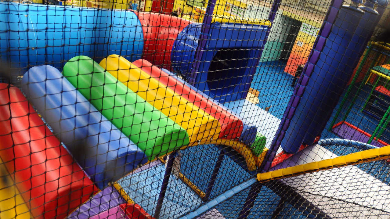Soft bridge at Tigers Indoor Play in Daventry Soft bridge at Tigers Indoor Play in Daventry