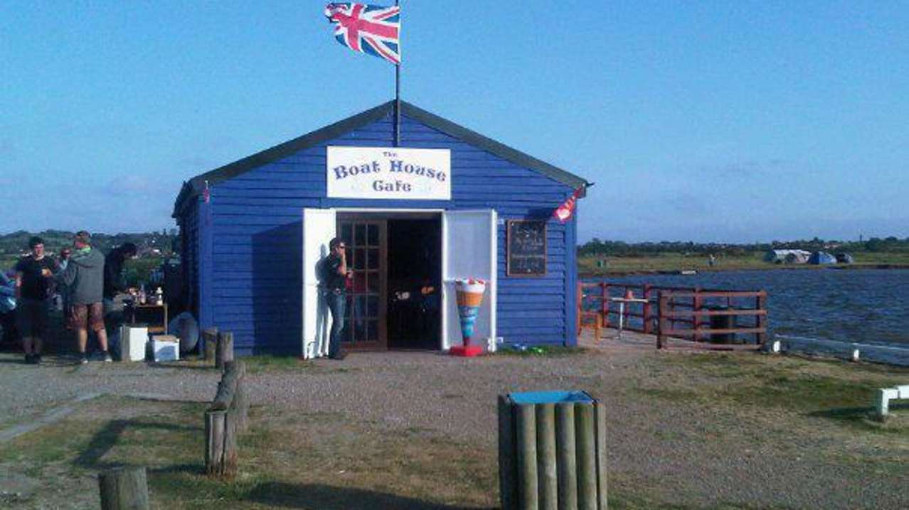 Boat House Cafe at Barons Point Coastal Park in Sheerness Boat House Cafe at Barons Point Coastal Park in Sheerness