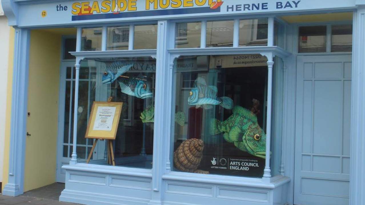 Entrance to Herne Bay Museum and Gallery 