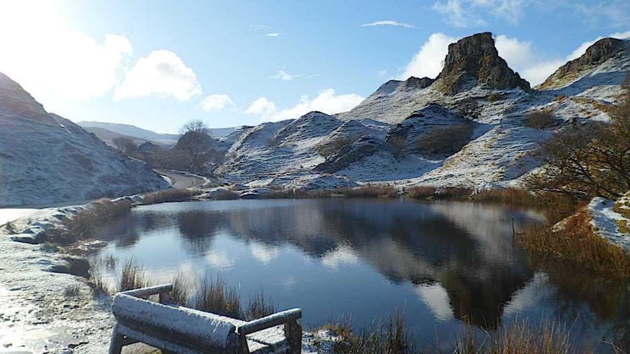Lake at Faerie Glen in Isle of Skye