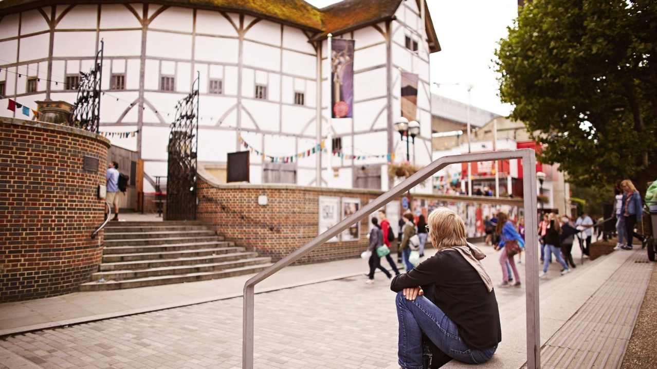 Outside view of Shakespeares Globe Exhibition and Tour in London