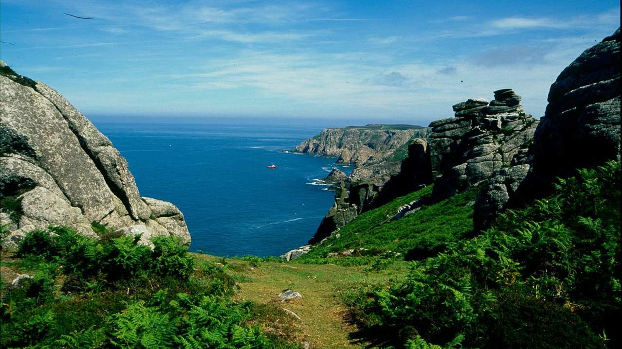 Coastline on Lundy Island in Bideford Coastline on Lundy Island in Bideford